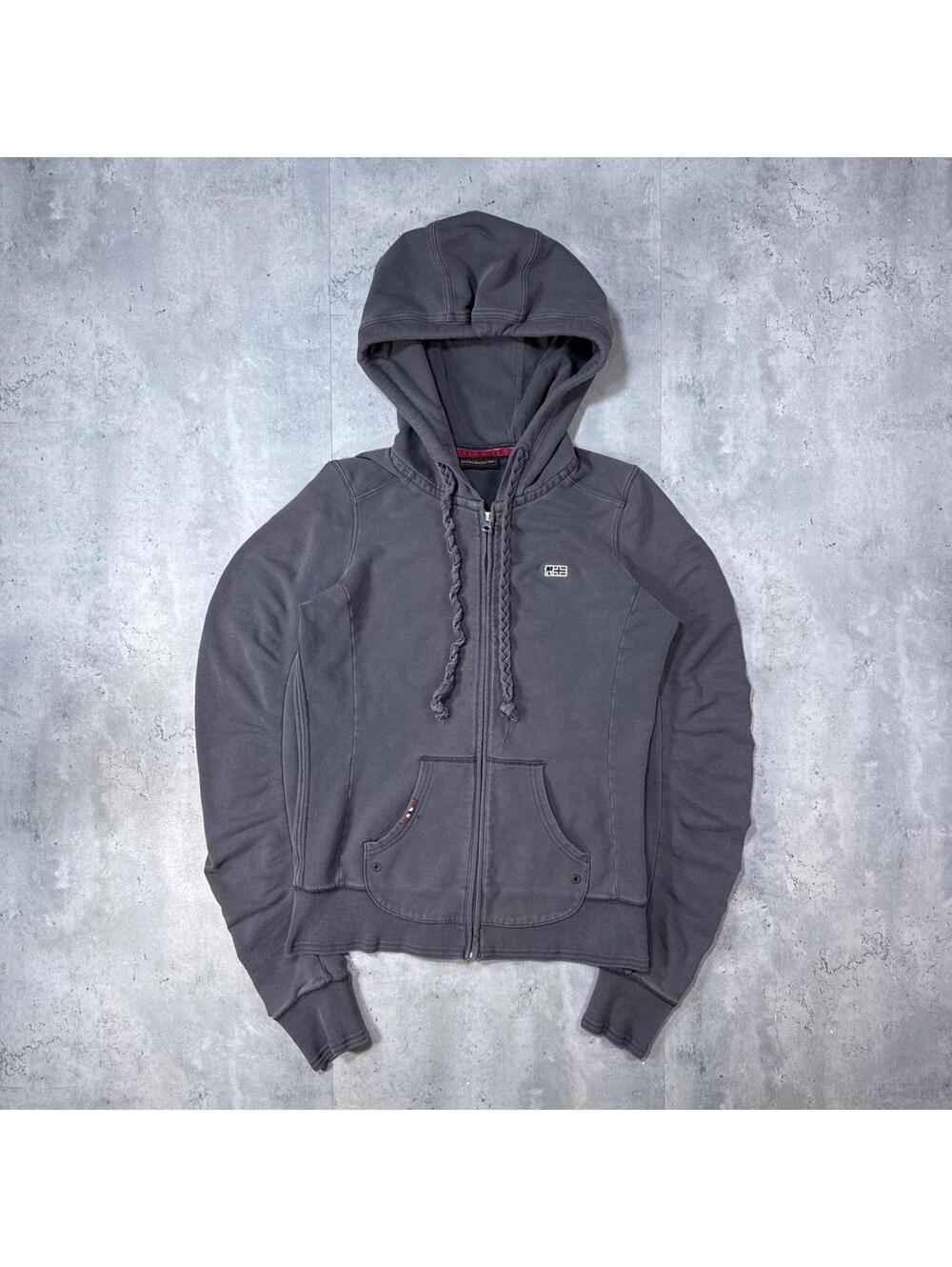 Y2K Napapijiri 00s England Gray Zip Up Jacket